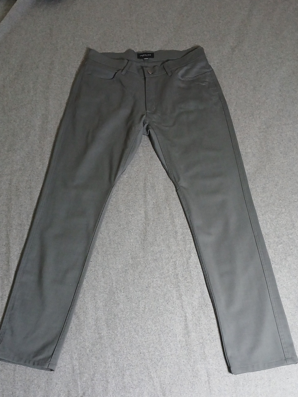 Unbound Men's Slim Straight merino wool Jeans in Gray 30x30